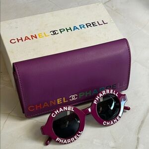 Chanel x Pharrell Round Sunglasses – Purple | Limited Edition